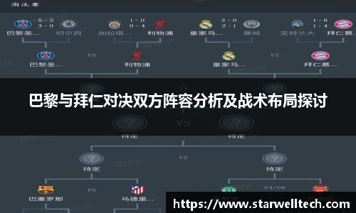 巴黎与拜仁对决双方阵容分析及战术布局探讨